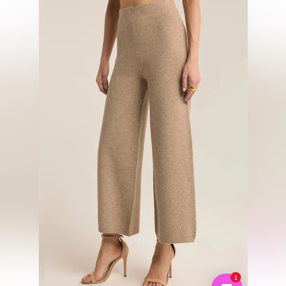 Z Supply Tan Wide-Leg Women's Pants